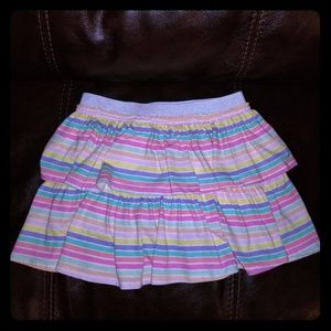 Colorful Striped Pastel/ Spring Color Skort